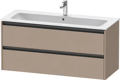 Produktbild von Duravit Ketho.2 Wastafelonderkast 121x48x55 cm Mat Linnen