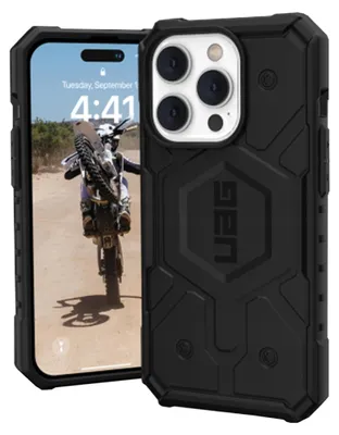 Produktbild von Uag Pathfinder - Schutzhülle Für Iphone 14 Pro Kompatibel Mit Magsafe (Schwarz)
