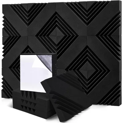 Productafbeelding van Akoestisch schuim, zelfklevend, akoestische panelen, 5 x 30 x 30 cm