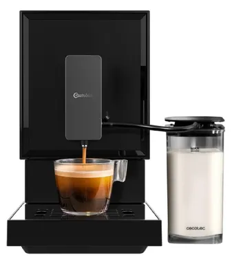 Produktbild von Cecotec Power Matic-ccino Cremma, Espressomaschine, 1,2 l, Kaffeebohnen, Eingebautes Mahlwerk, 1470 W, Schwarz