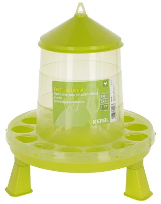 Zdjęcie produktu dla Automat paszowy dla drobiu - Automat dla kur - 2,4 l / 2 kg - Z nóżkami