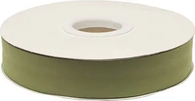 Produktbild von 20m Schrägband PolyBaumwolle unifarben 20mm breit gefalzt Einfassband Farbwahl, Farbe:pistaziengrün
