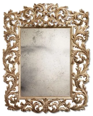 Produktbild von Casa Padrino Luxus Barock Spiegel Antik Gold mit antikem Spiegelglas - Prunkvoller italienischer Barockstil Wandspiegel - Luxus Möbel im Barockstil - Handgefertigte Barock Möbel -  Italy