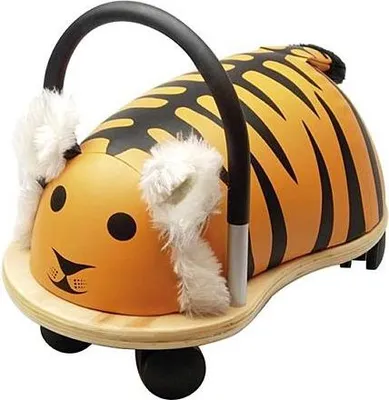 Produktbild von Wheelybug Lauflernwagen Tiger Small - Holz Rutschfahrzeug für Kinder