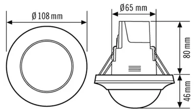 Produktbild von ESYLUX Decken-Präsenzmelder PD-C 360