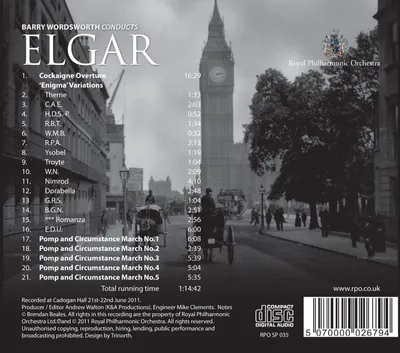Produktbild von Wordsworth, B: Wordsworth conducts Elgar