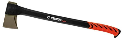 Produktbild von Cedrus Axt AX25, 2350 g, aus Edelstahl mit Antihaftbeschichtung und kopfbetontem Schwerpunkt