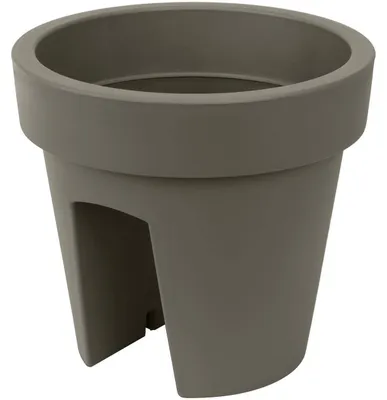 Produktbild von Prosperplast Balkonblumentopf - taupe - D25 x 23 cm