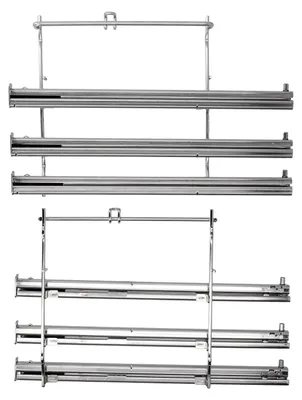 Produktbild von easyPART passend für 00577539 BOSCH Vollauszugset 3fach NEFF Z13TF36X0 für Dampfbackofen