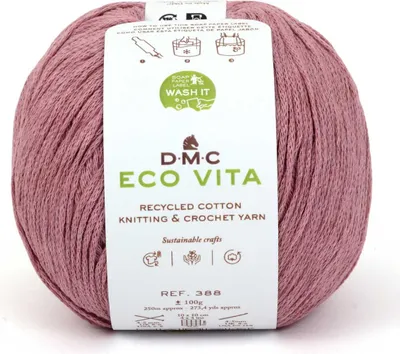 Image de DMC Eco Vita – Fil composé à 80 % de coton recyclé et à 20 % de fibres recyclées, 388 (couleur 115)