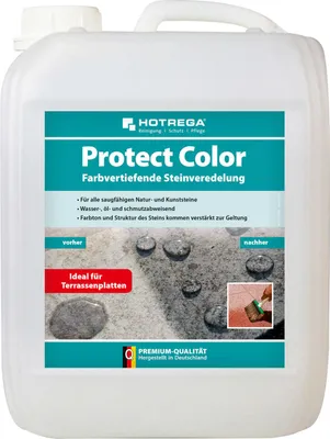 Produktbild von HOTREGA Protect Color - farbvertiefende Steinveredelung, Profi Imprägnierung, Imprägniermittel 5 Liter