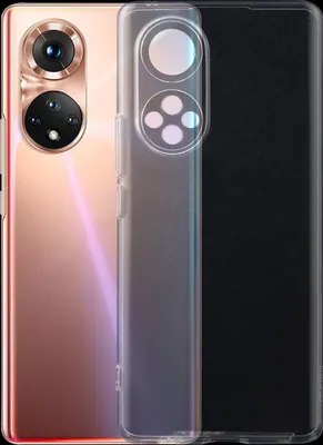 Produktbild von Mobigear Ultra-dünne, transparente Handyhülle für Honor 50 – Flexible TPU-Hülle, extra dünn, Rückseite – Transparent