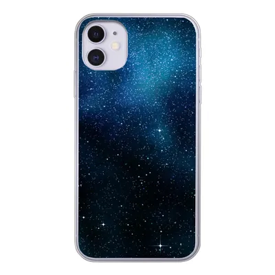 Produktbild von MuchoWow® Handyhülle Schutzhülle Hülle für iPhone 11 Galaxie - Nacht - Galaxie - Jungen - Mädchen - Kinder Silikon Softcase Handy Hülle - Handytasche