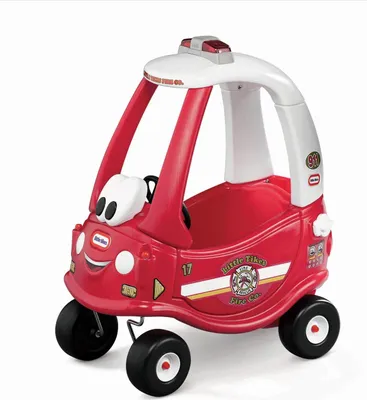 Produktbild von Little Tikes Cozy Coupe Fire, 1,5 Jahr(e), 4 Rad/Räder, Kunststoff, Schwarz, Rot, Weiß
