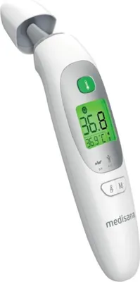 Produktbild von Medisana  Infrarot-Thermometer Fieberthermometer kontaktlos TM A68 4in1 Ohr oder Stirn