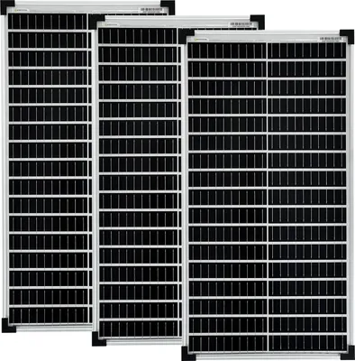 Produktbild von 3x 50 Watt monokristallin Solarmodule Solarpanele Wohnmobil Garten Camping