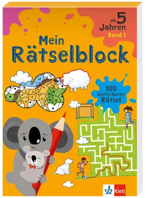 Produktbild von Klett Mein Rätselblock ab 5 Jahren Band 1