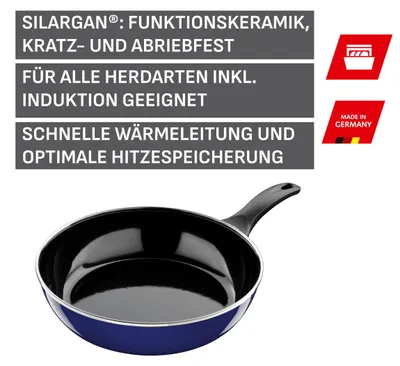 Image de Silit Silargan® Blaue Emma Stielpfanne 28 cm Blau 3201113116 4004633285014