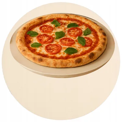 Produktbild von Hitzebeständiger Pizzastein für Backofen und Grill
