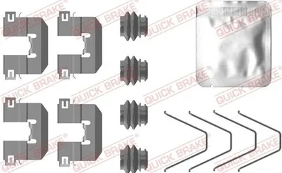 Obrázok produktu pre Montážna Sada Brzdových Doštičiek Kia Picanto 1.0-1.2 17-
