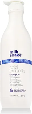 Produktbild von Milk Shake, Cold Brunette, Moringa Oil, Hair Shampoo, Remove Warm Tones - Red/Orange, 1000 ml