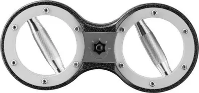 Productafbeelding van Armspiertrainer - Handtrainer Krachttraining - Spieropbouw Bovenlichaam - Verstelbare Weerstand - 55 Kg - Zwart