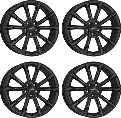 Zdjęcie produktu dla 4 felgi Dezent AR w kolorze czarnym, 7,5Jx19, rozstaw 5x114,3, do modeli Nissan Juke, Leaf i Pulsar
