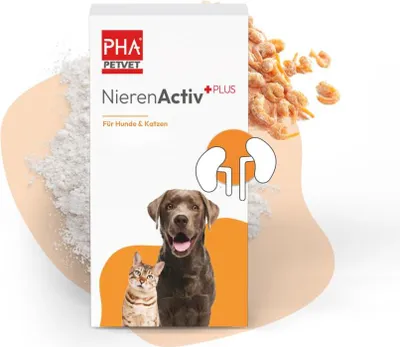 Produktbild von PHA NierenActiv PLUS für Hunde und Katzen 60 g 60 g