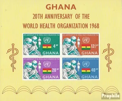 Produktbild von Briefmarken Ghana 1968 Mi Block32 (kompl.Ausg.) postfrisch WHO