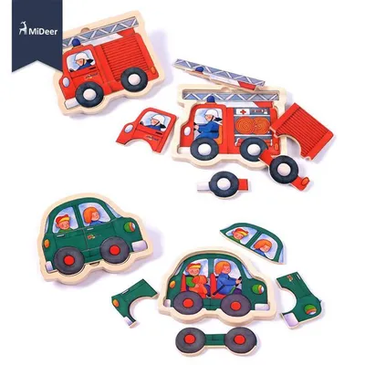 Image de Mideer Baby Puzzle Car 3 pièces