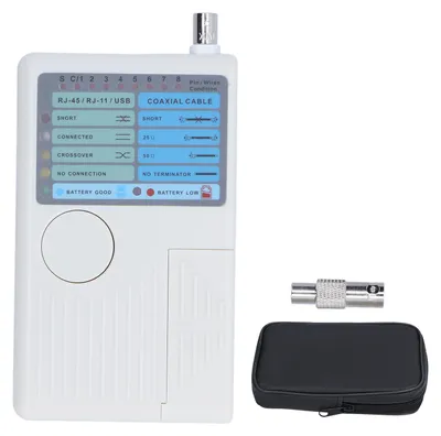 Produktbild von Netzwerkkabeltester 4 in 1 Multifunktions-Koaxialkabeltester für RJ45, BNC, RJ11 und USB