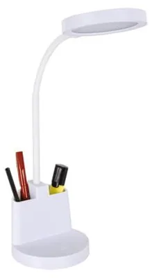 Produktbild von 8-W-LED-Schreibtischlampe mit dimmbarem Licht und Berührungsschalter, weiß, LABOR Ideus 03823