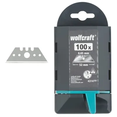 Obrázek produktu pro wolfcraft GmbH 4314000, 100 kusů, 18,7 mm, 0,65 mm, 52 mm