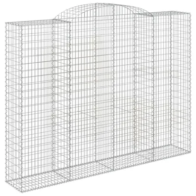 Produktbild von Gabione mit Hochbogen 300x50x220/240 cm Verzinktes Eisen