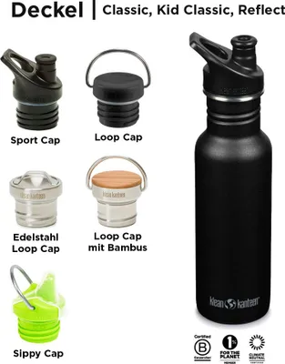Obrázek produktu pro Klean Kanteen 536ml Flasche Brushed Stainless Loop Deckel