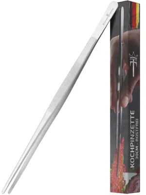 Produktbild von Küchenzange – 30 cm – Edelstahl – Spülmaschinenfest – Ergonomischer Griff