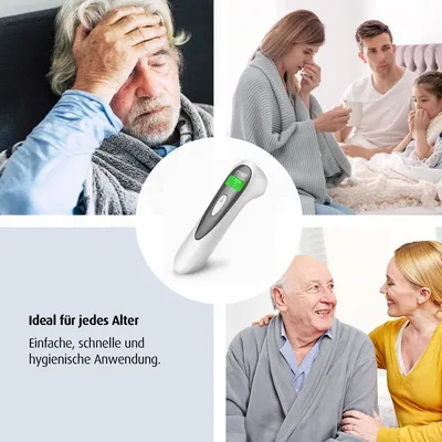 Produktbild von Reer Colour SoftTemp 3in1 kontaktloses Infrarot-Thermometer