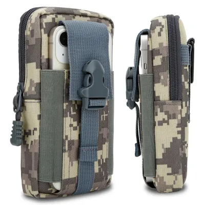 Produktbild von Taktische Handytasche -Molle- EDC-Tasche für Samsung Galaxy S21 PLUS mit Schultergurt - Handyhalter Militär Hülle Gürteltasche max. 6.7 Zoll