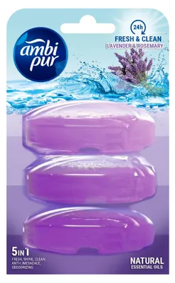 Produktbild von Ambi Pur Nachfüllpackung Toilettenblock Lavendel und Rosmarin