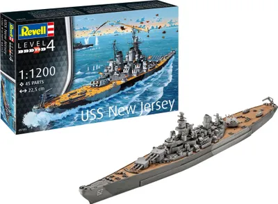 Produktbild von Revell REV5183 Battleship USS New Jersey (1:1200)