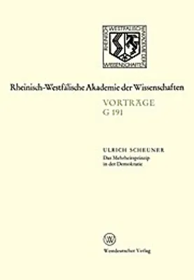 Produktbild von Das Mehrheitsprinzip in der Demokratie