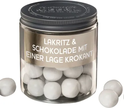 Produktbild von MEENK Lakritz & Schokolade mit einer Lage Krokant, Dose, 150 g