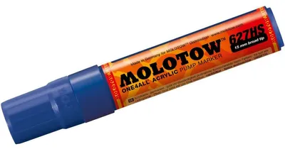 Image de Molotow Marqueur acrylique ONE4ALL ACRYLIC 627HS 15 mm, No. 204, echtblau
