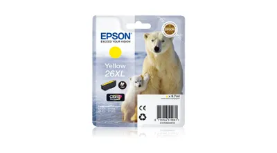 Obrázok produktu pre Žltá kazeta do tlačiarne Epson 26XL