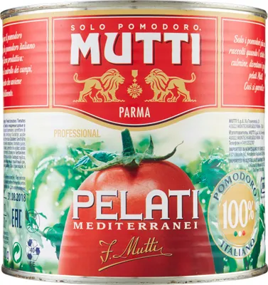 Produktbild von Mutti Parma Pelati Mediterranei Geschälte Tomaten - 2,5 kg Dose