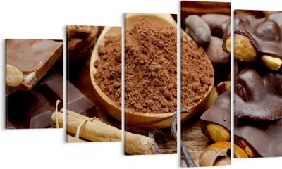 Produktbild von Bild auf Leinwand - Leinwandbild - Trinken gastronomie kakao schokolade - 100x60cm - Wand Bild - Wanddeko - Leinwanddruck - Bilder - Kunstdruck - Leinwand bilder - Wandkunst - EG100x60-2492