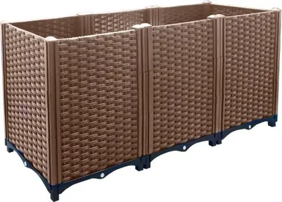 Zdjęcie produktu dla Grządka podwyższana, modułowa, ogrodowa, 120 x 40 x 52 cm, Multiflex 52