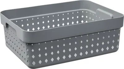 Produktbild von plast team Aufbewahrungskorb SEOUL BASKET M dunkelgrau