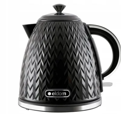 Produktbild von Kabelloser Elektrischer Wasserkocher Eldom C265 1.7L Stilvoll Elegant Schwarz