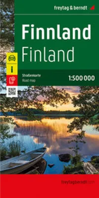 Immagine prodotto di Finlandia, carta stradale 1:500.000, freytag & berndt